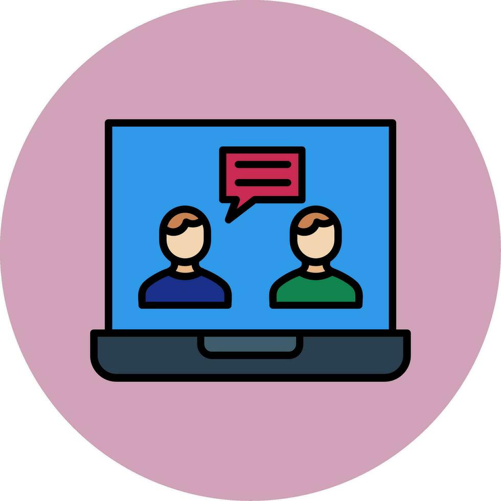 Live Chat  Vector Icon