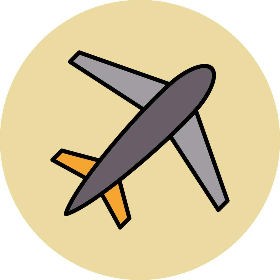 icono de vector de avión