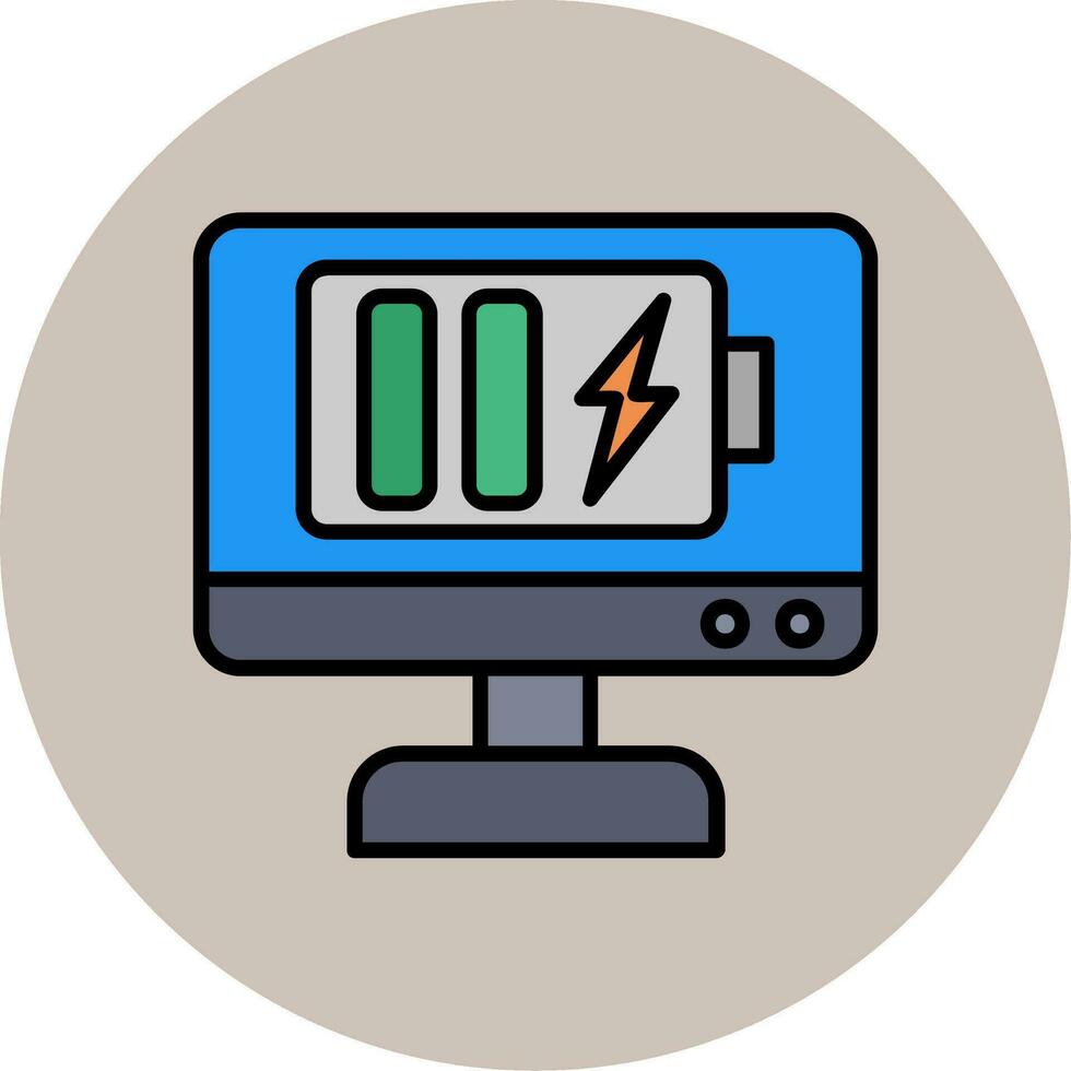 Computer Screen Vector Icon