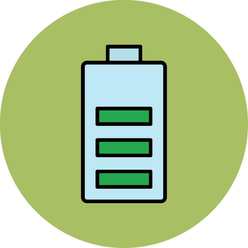 Battery Charged Vector Icon