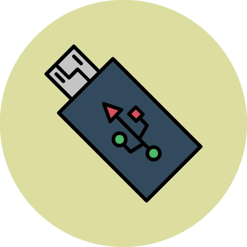 icono de vector de unidad usb