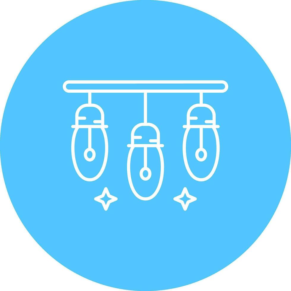 Lights Line color circle Icon vector