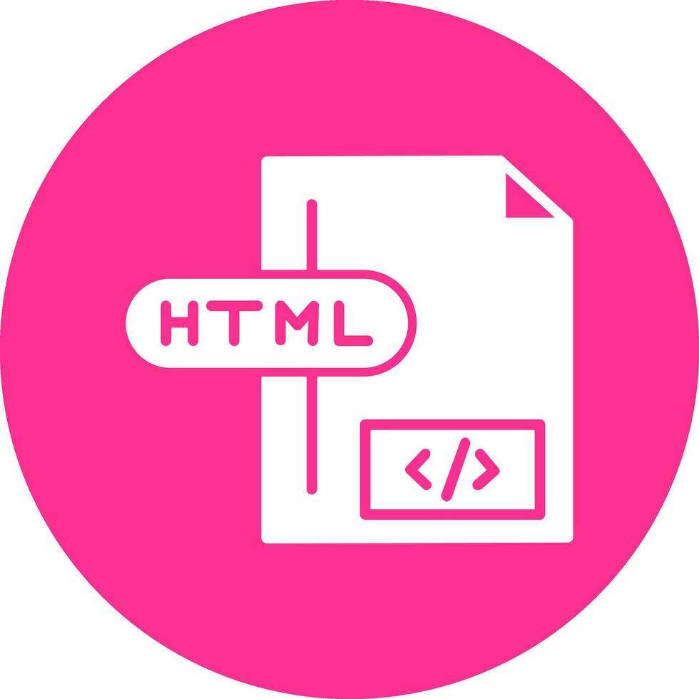 Html File Vector Icon