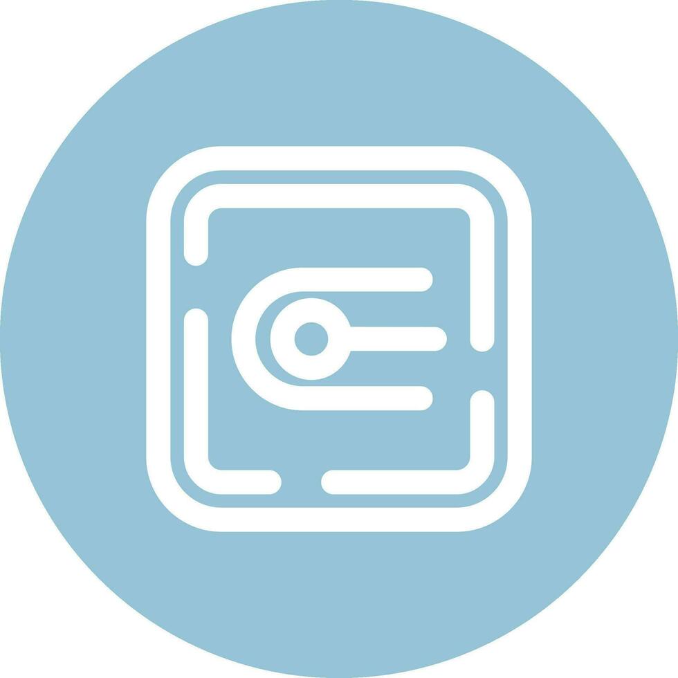 Endpoint Line color circle Icon vector