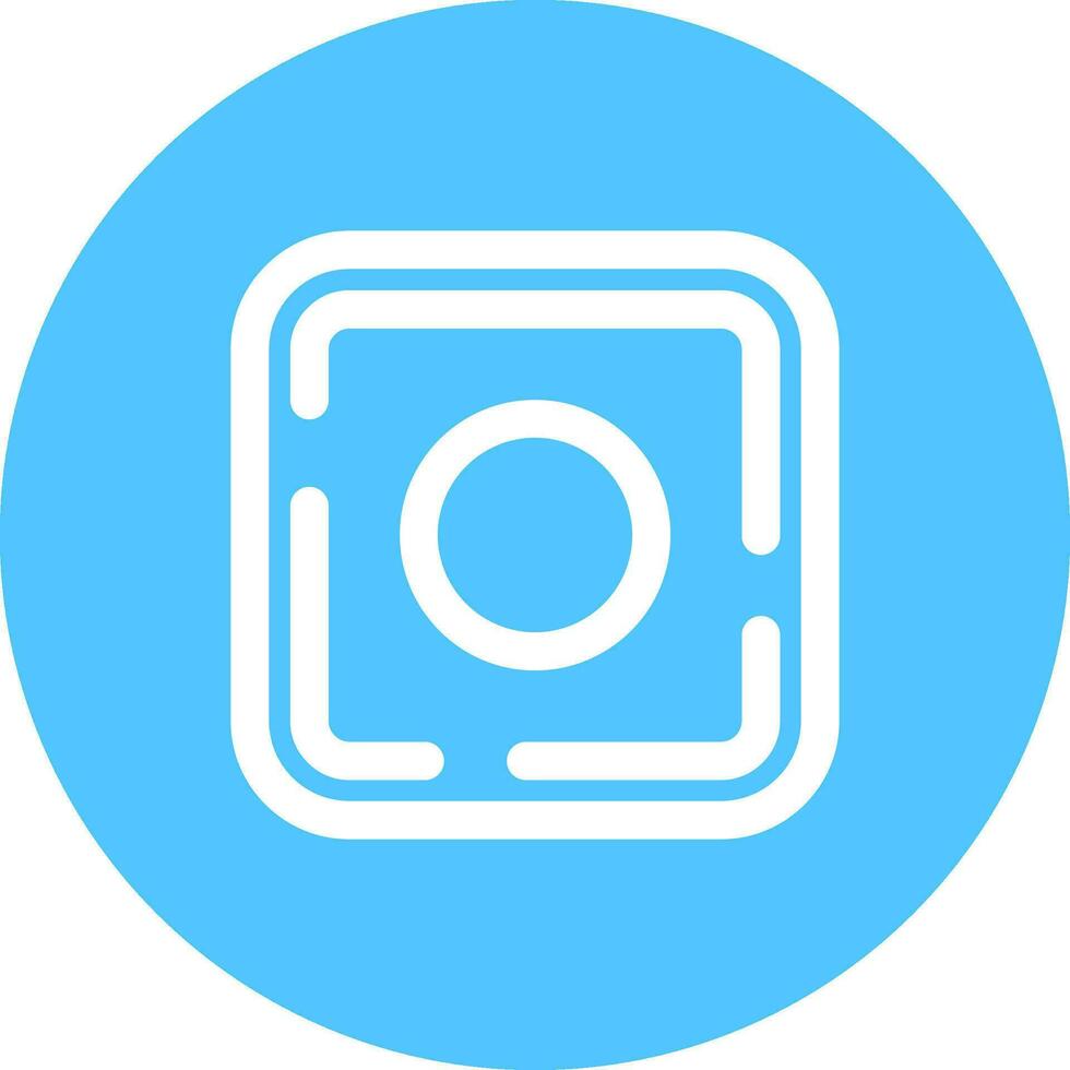 Dot Line color circle Icon vector