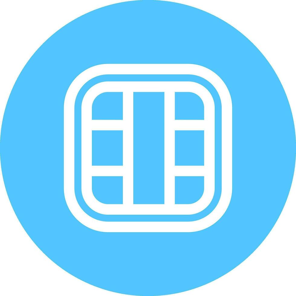 Layout Line color circle Icon vector