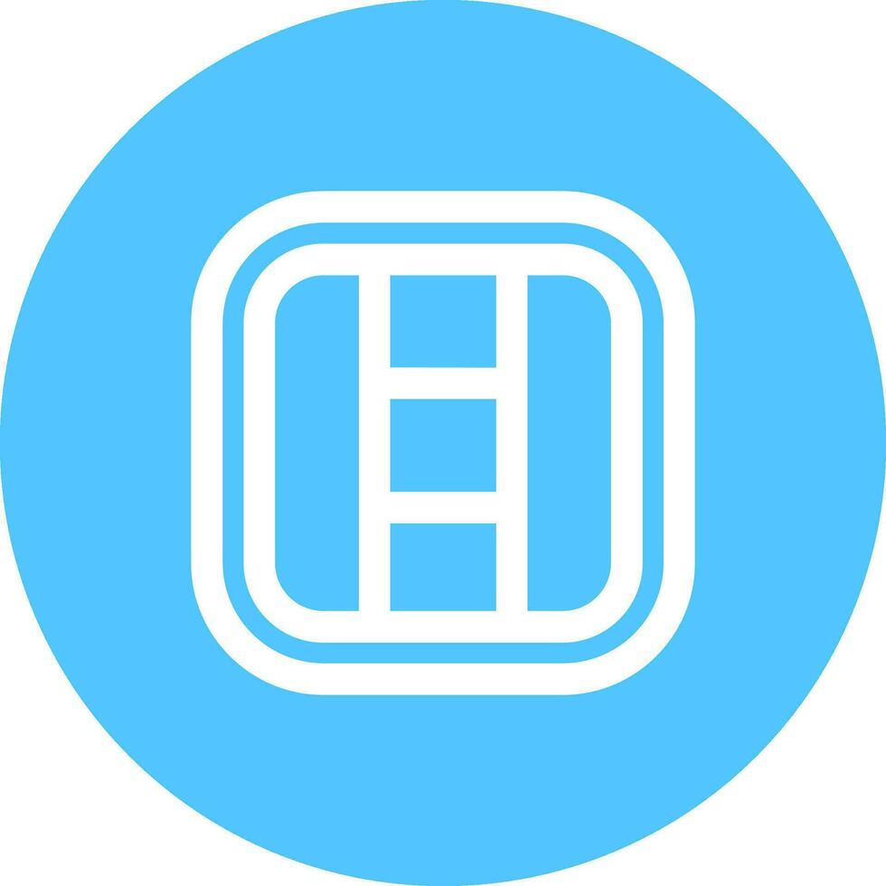 Layout Line color circle Icon vector