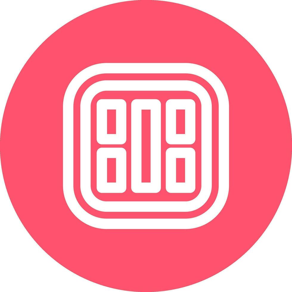 Layout Line color circle Icon vector