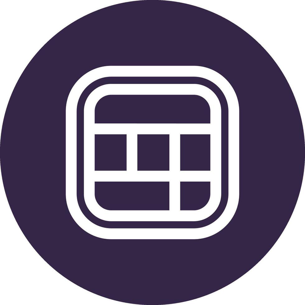 Layout Line color circle Icon vector