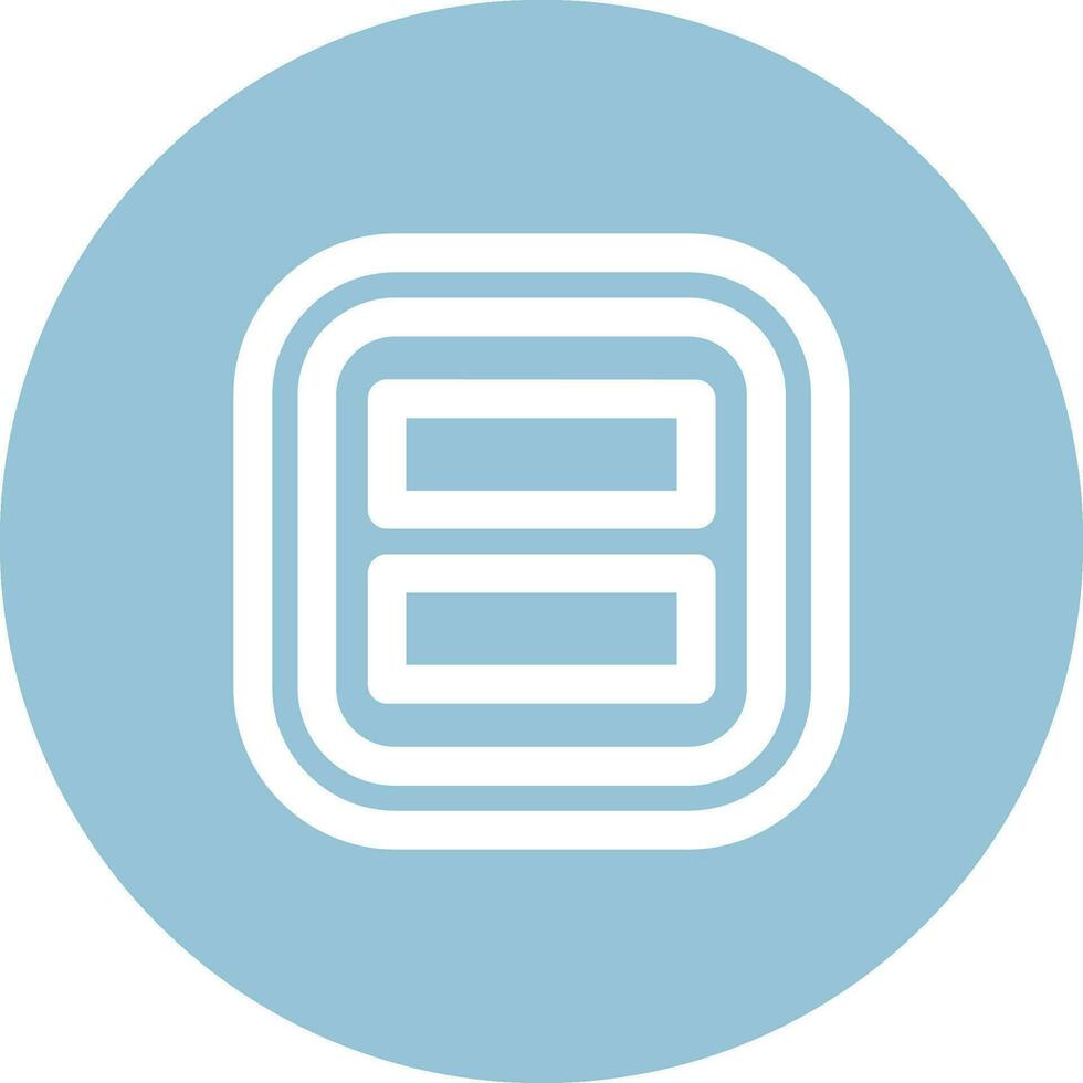 Layout Line color circle Icon vector