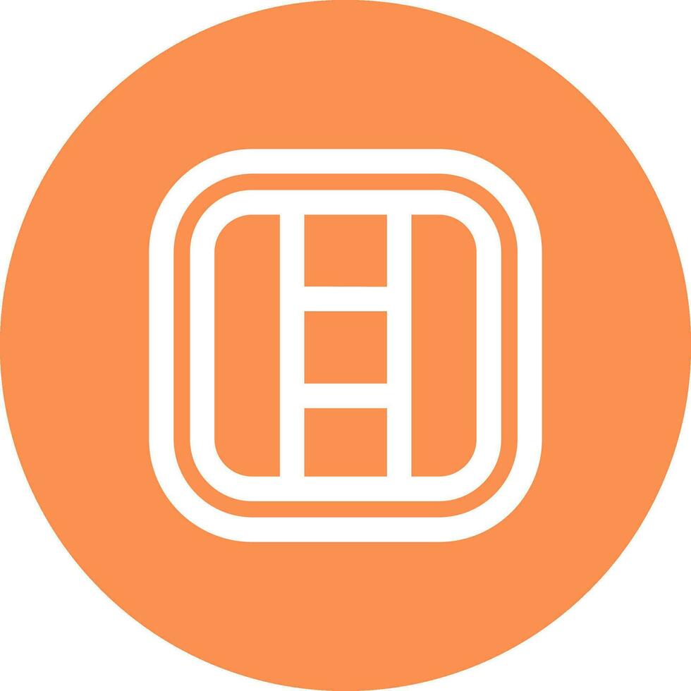 Layout Line color circle Icon vector