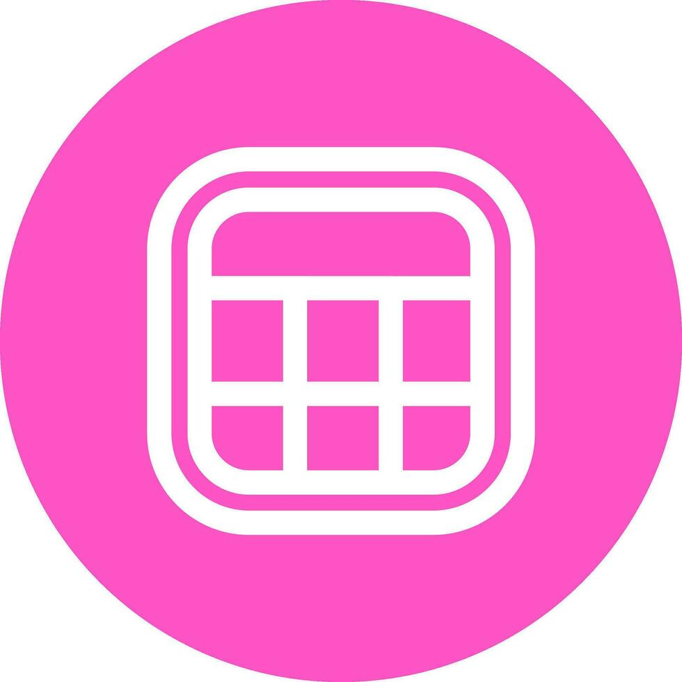 Layout Line color circle Icon vector