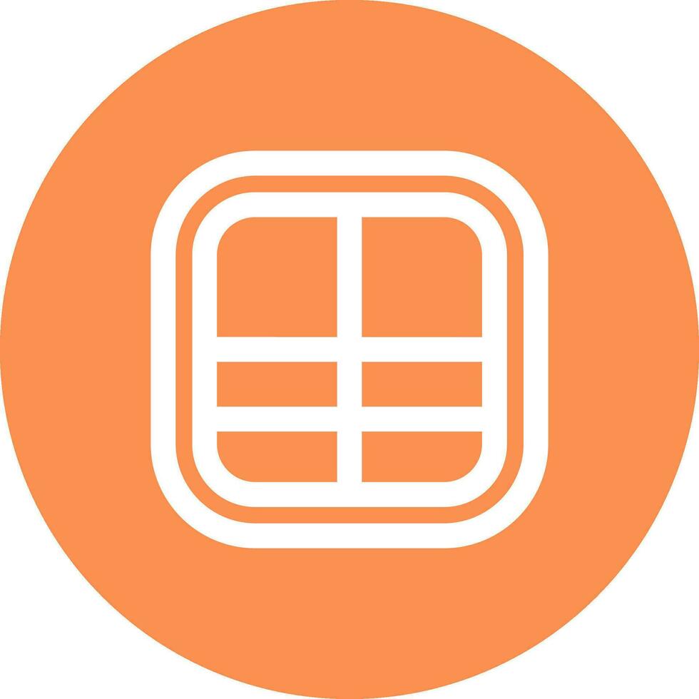 Layout Line color circle Icon vector