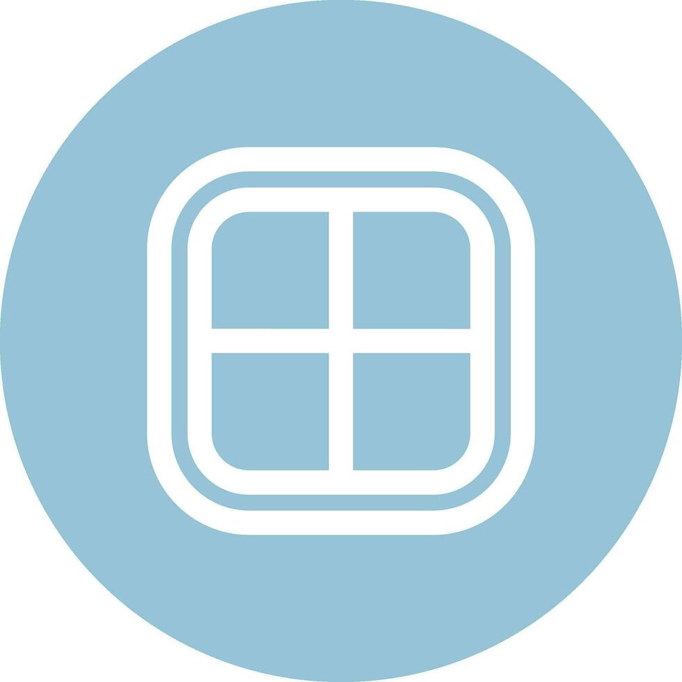 Layout Line color circle Icon vector