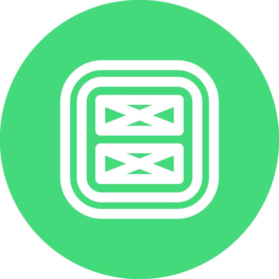 Layout Line color circle Icon vector
