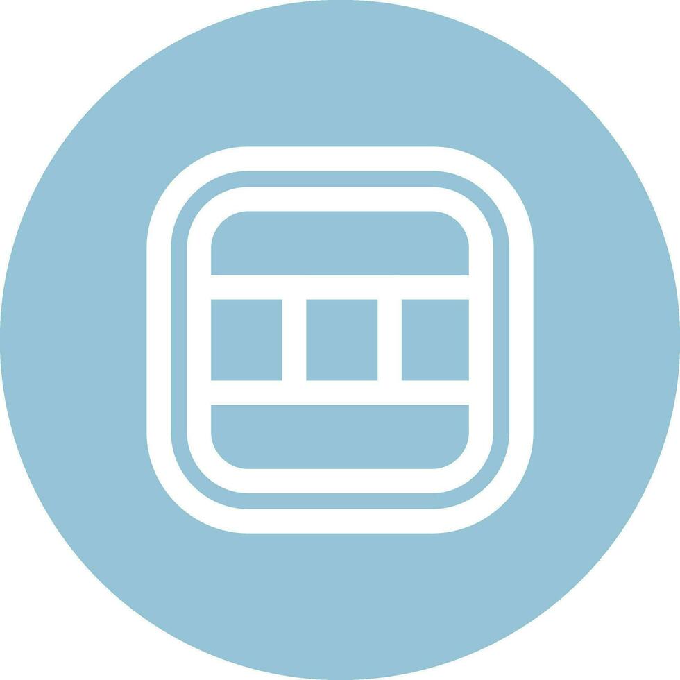 Layout Line color circle Icon vector