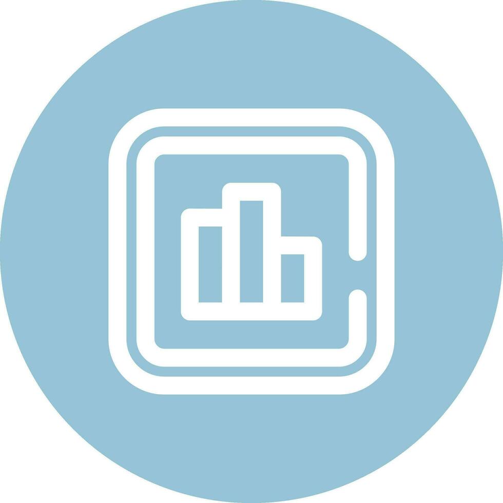 Statistics Line color circle Icon vector