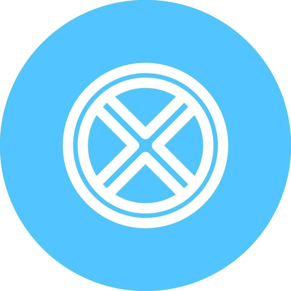 Block 2 Line color circle Icon vector