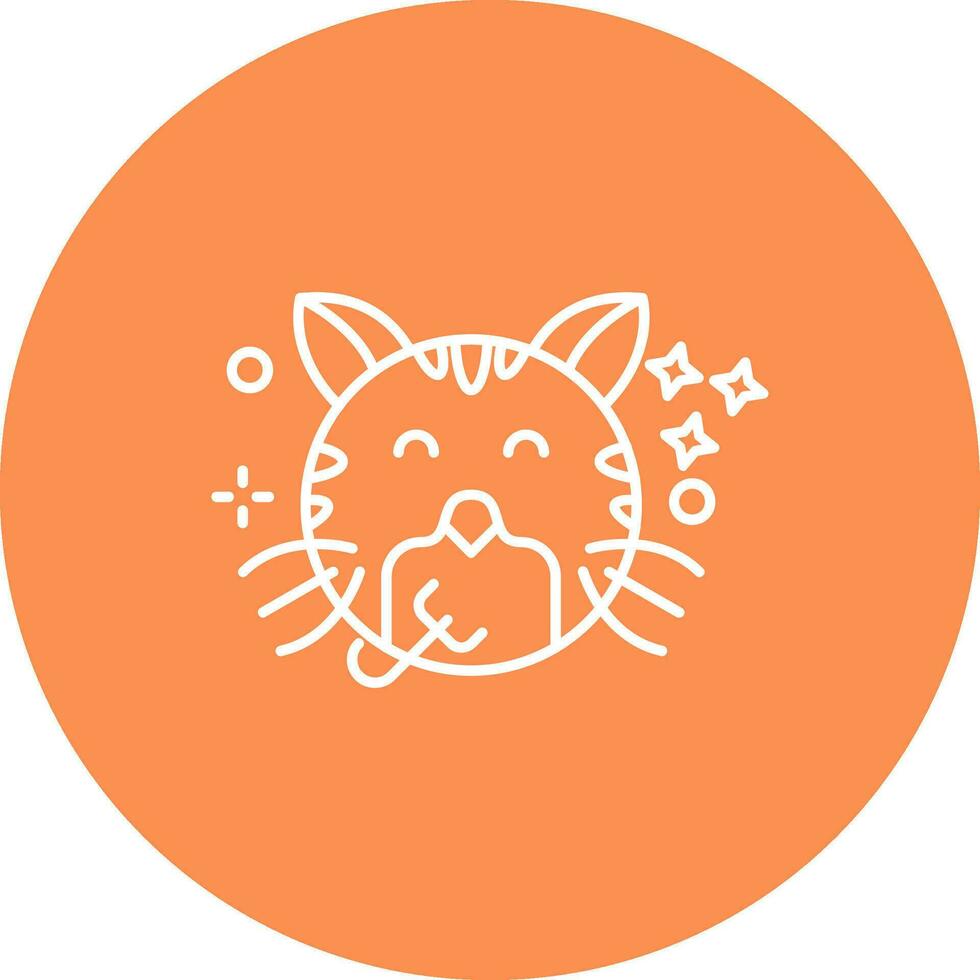 Congratulation Line color circle Icon vector