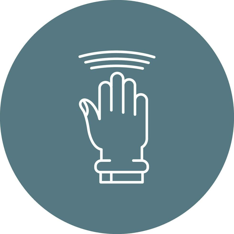 Drag Window Line color circle Icon vector