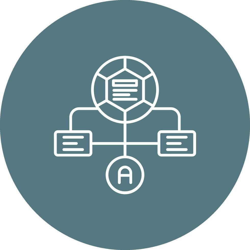 Workflow Line color circle Icon vector