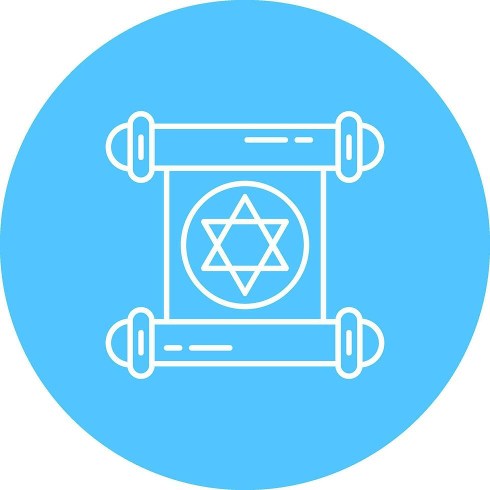 Papyrus Line color circle Icon vector
