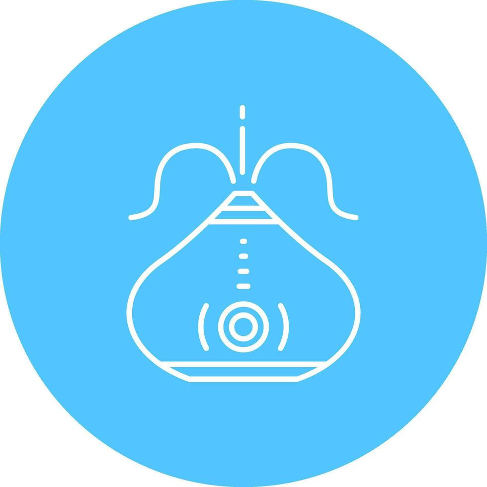 Humidifier Line color circle Icon vector