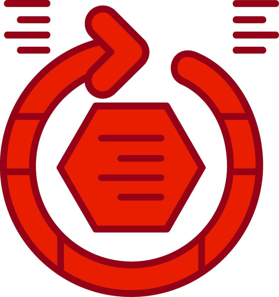 Circular Arrow Vector Icon
