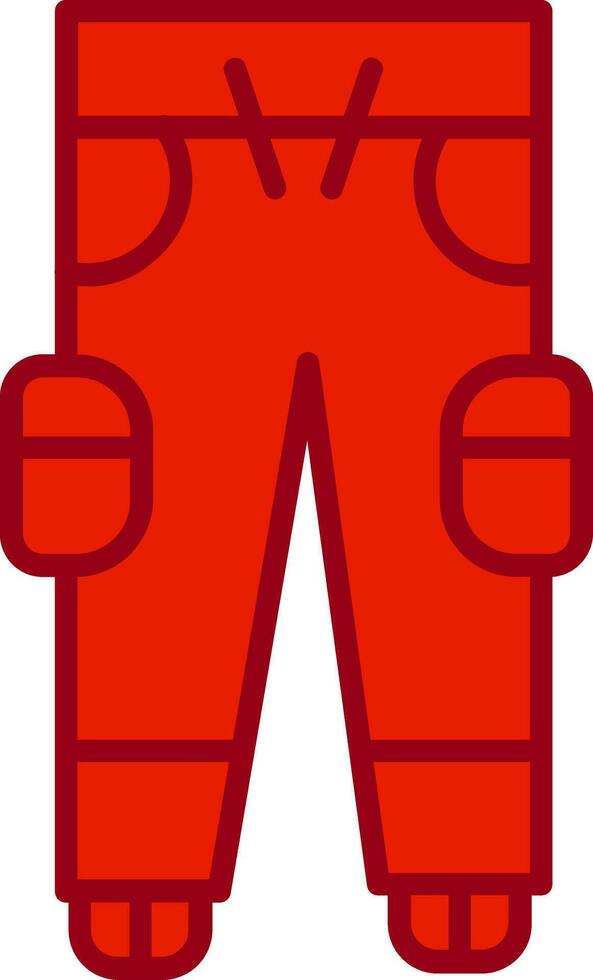 icono de vector de pantalones