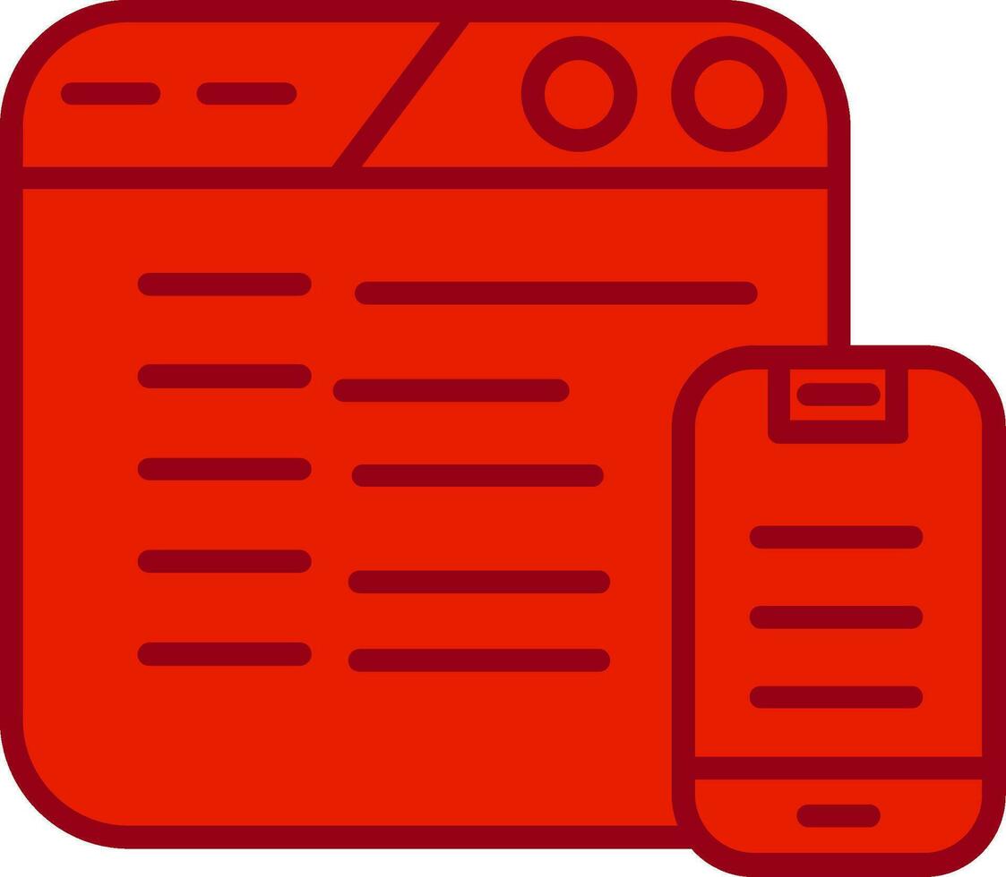 Responsive Vector Icon