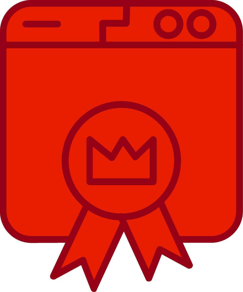 Premium Website Vector Icon