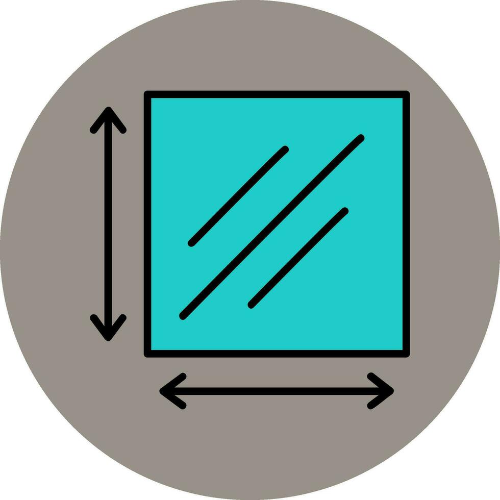Dimension Vector Icon