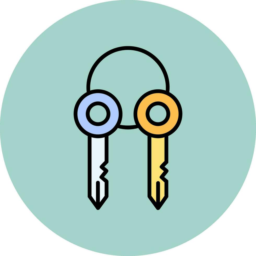 Surrogate Key Vector Icon