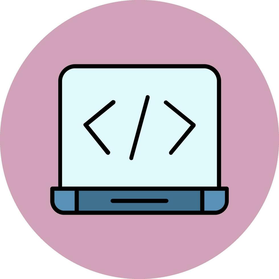 Web coding Vector Icon