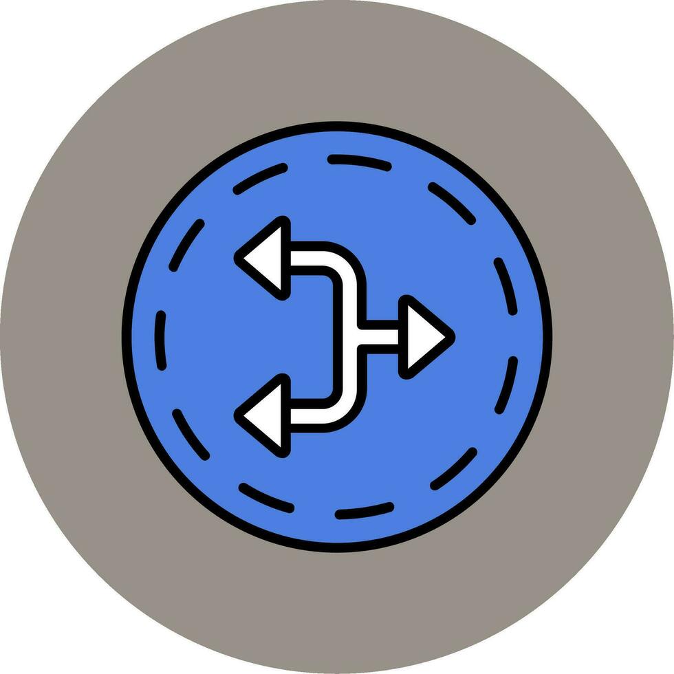 Tres flechas vector icono