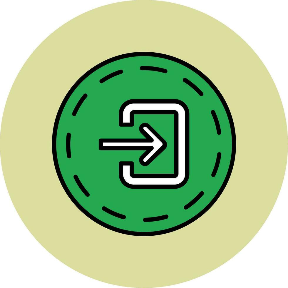 Log In Vector Icon