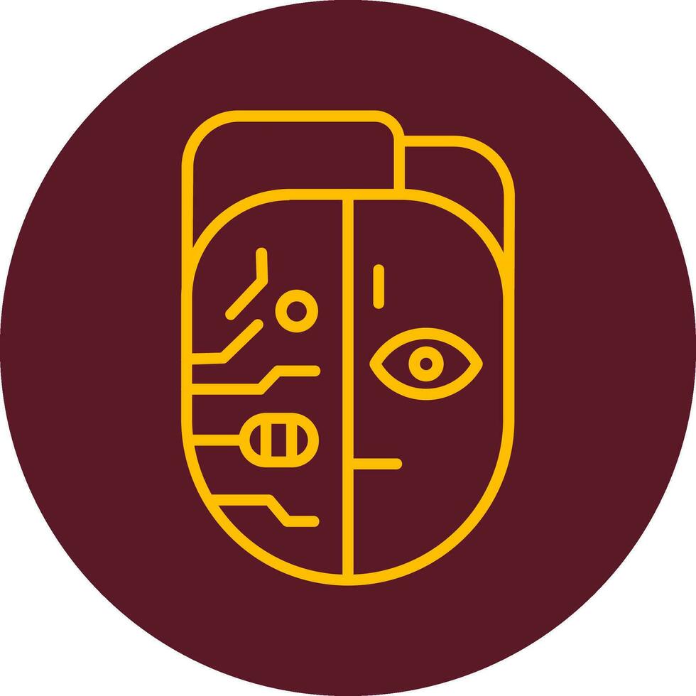 Cyborg Vector Icon