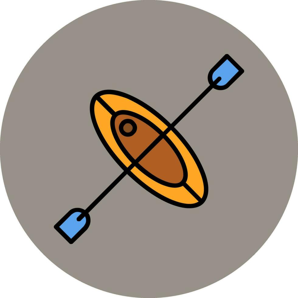 Kayak Vector Icon