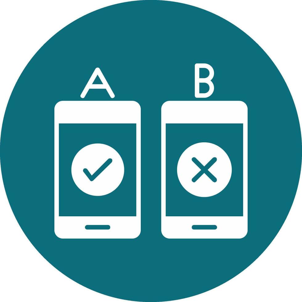 Ab Testing Vector Icon