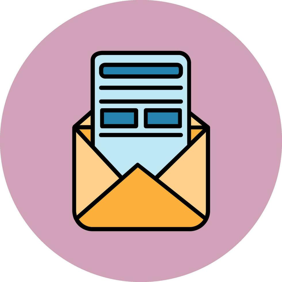 Newsletter Vector Icon