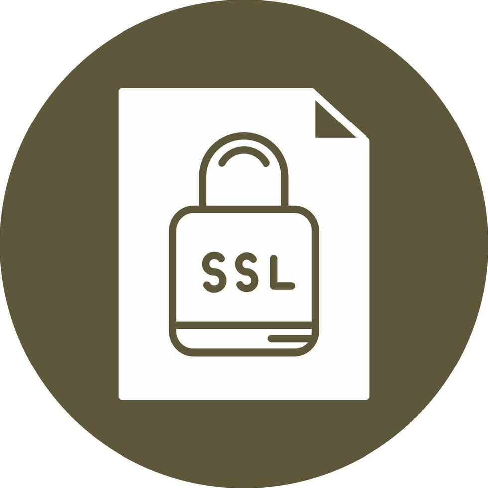 icono de vector de ssl