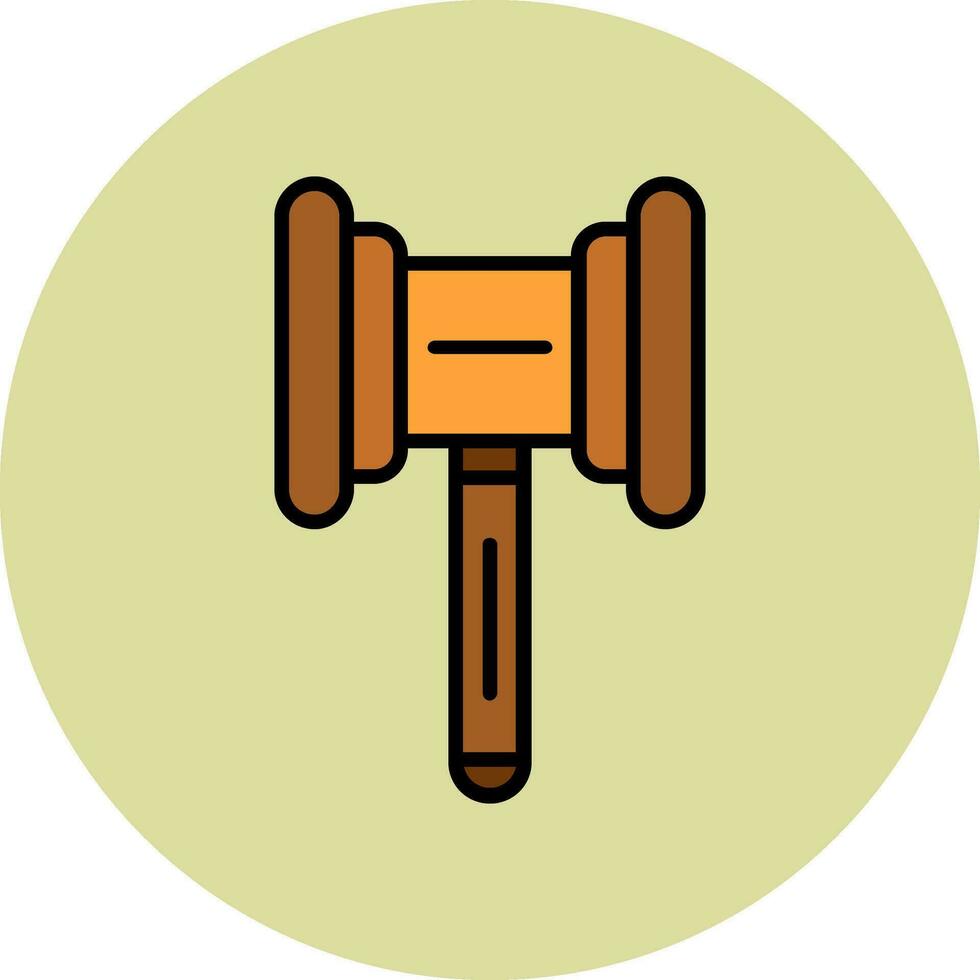 icono de vector de martillo