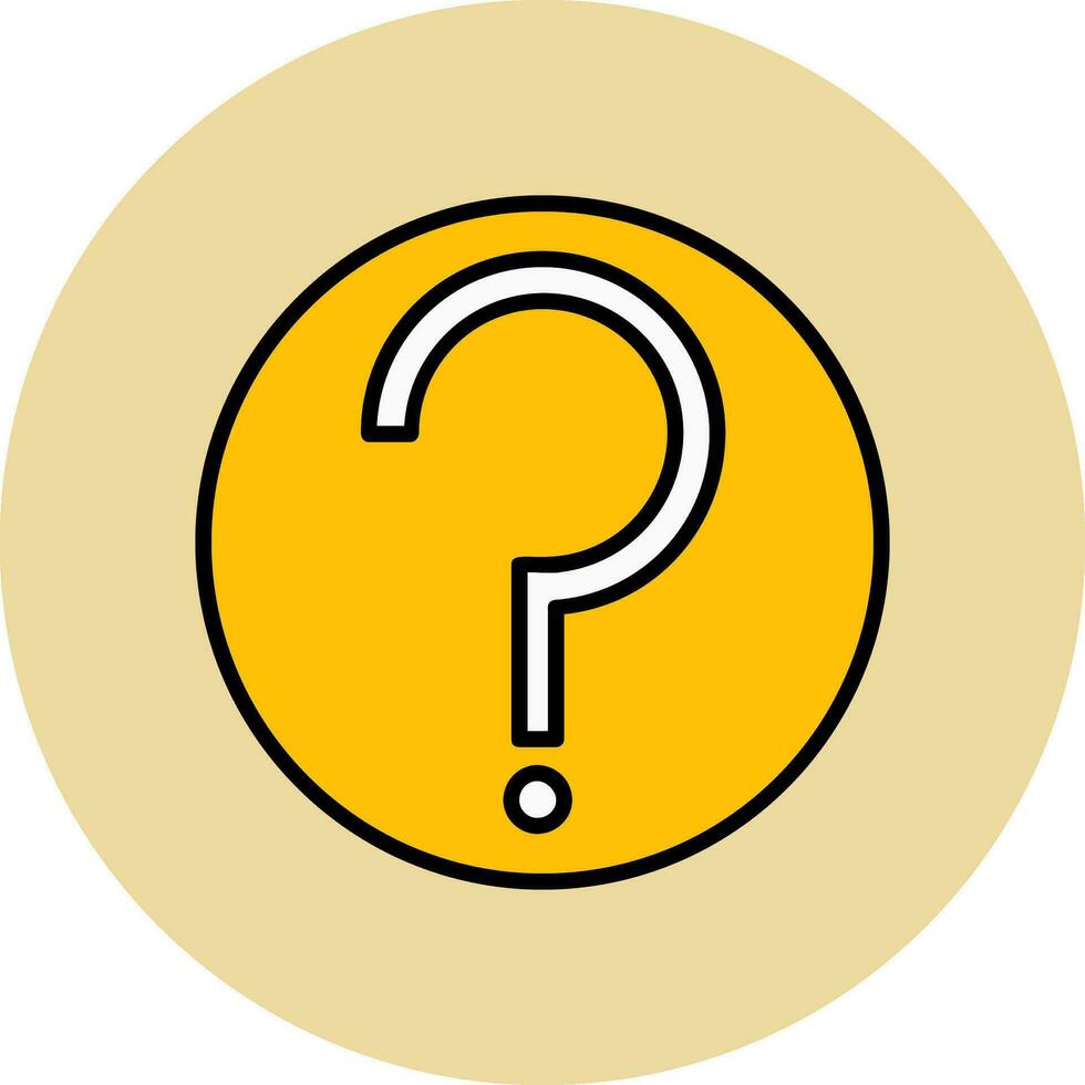 Question Mark Vector Icon