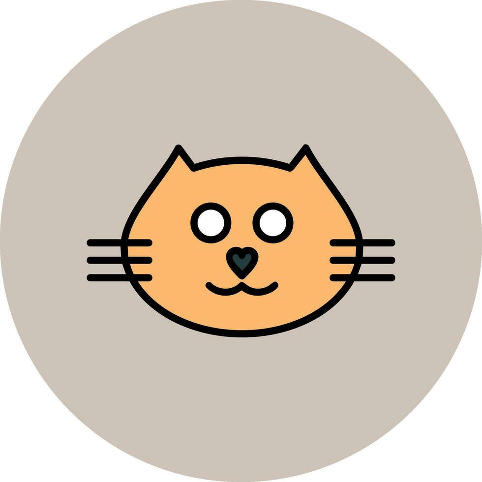 Cat face Vector Icon