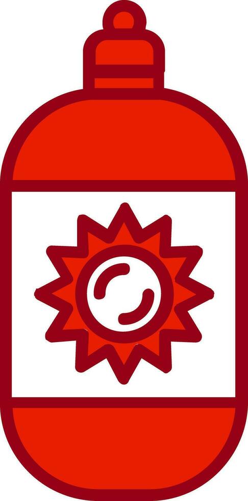 Sun Cream Vector Icon