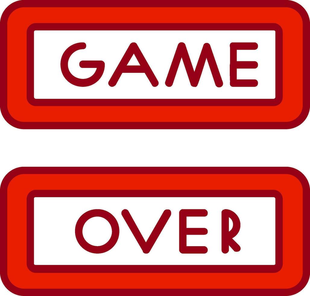 Game over Vector Icon