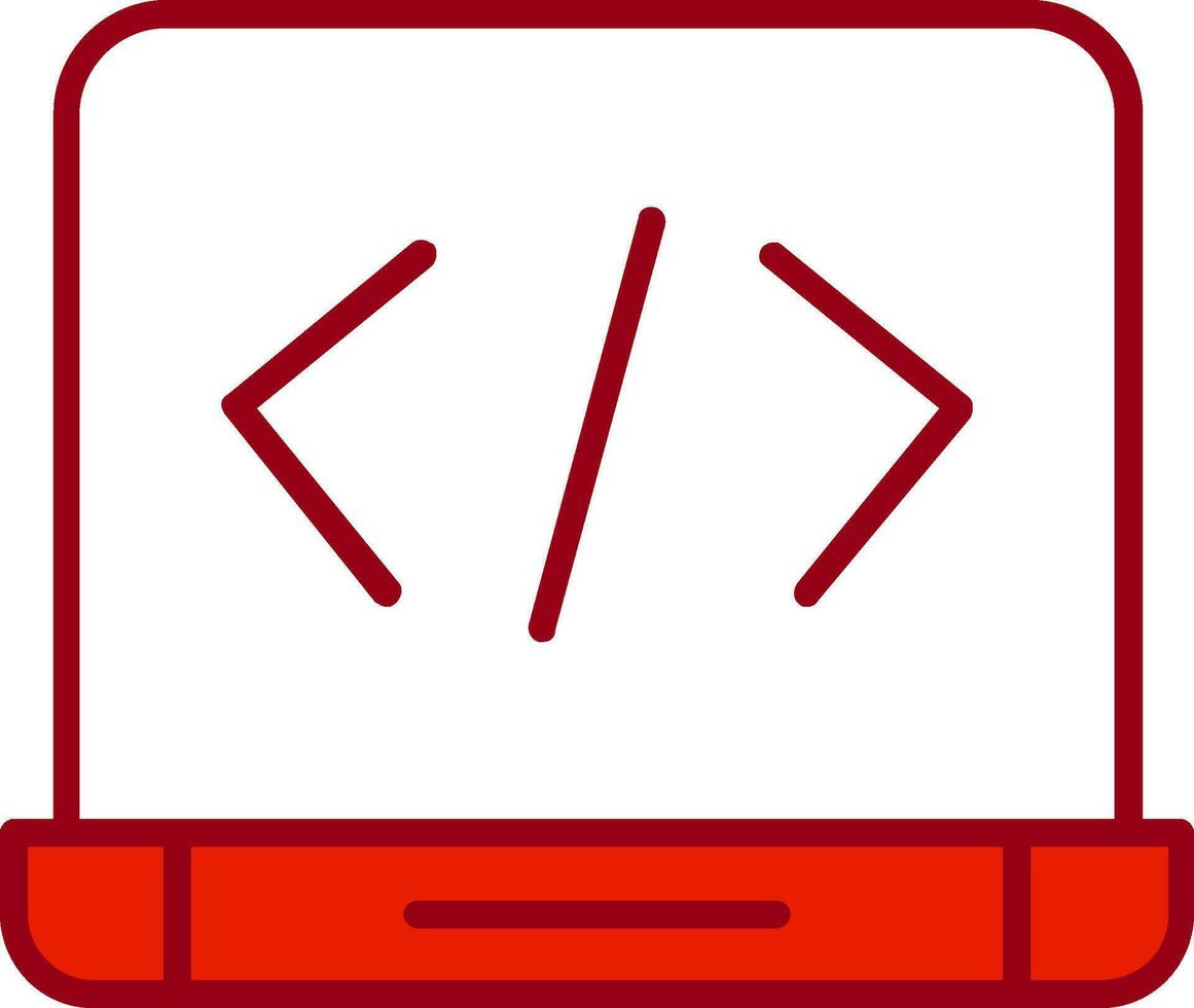 Web coding Vector Icon