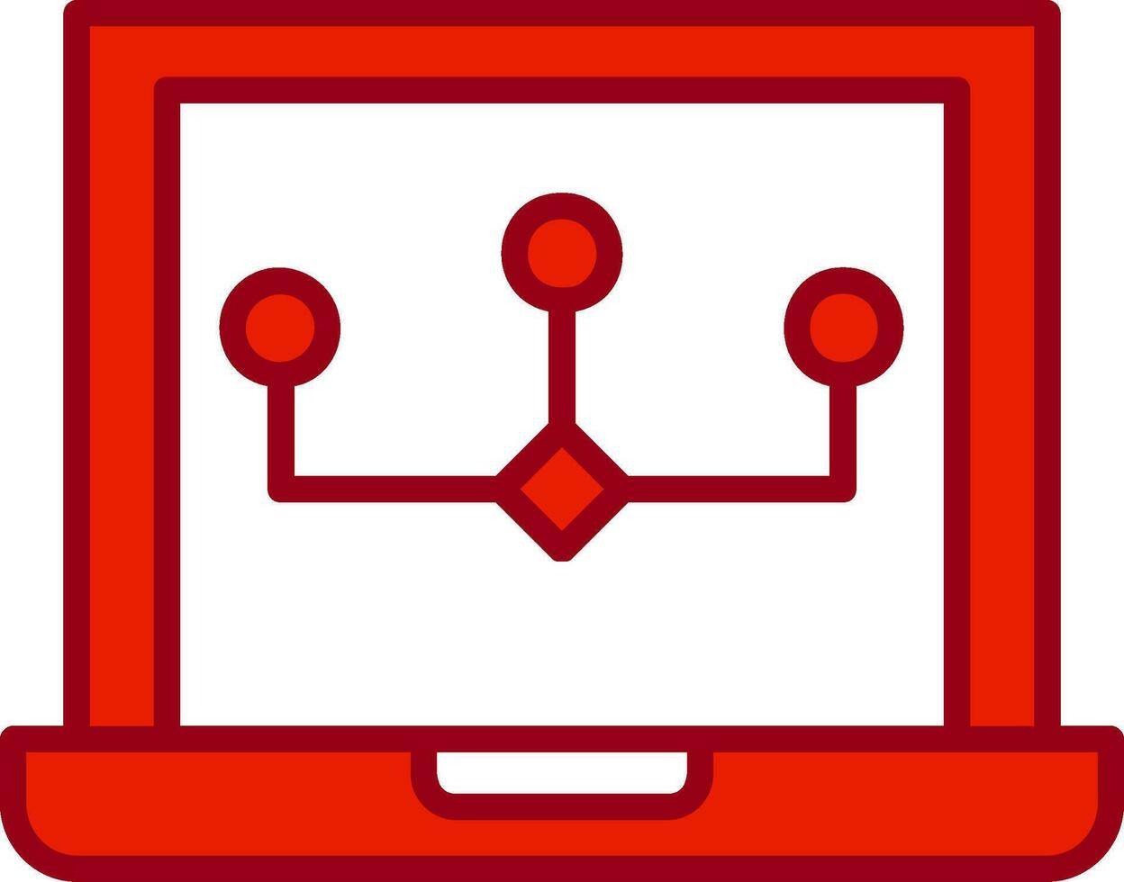 Data Modeling Vector Icon