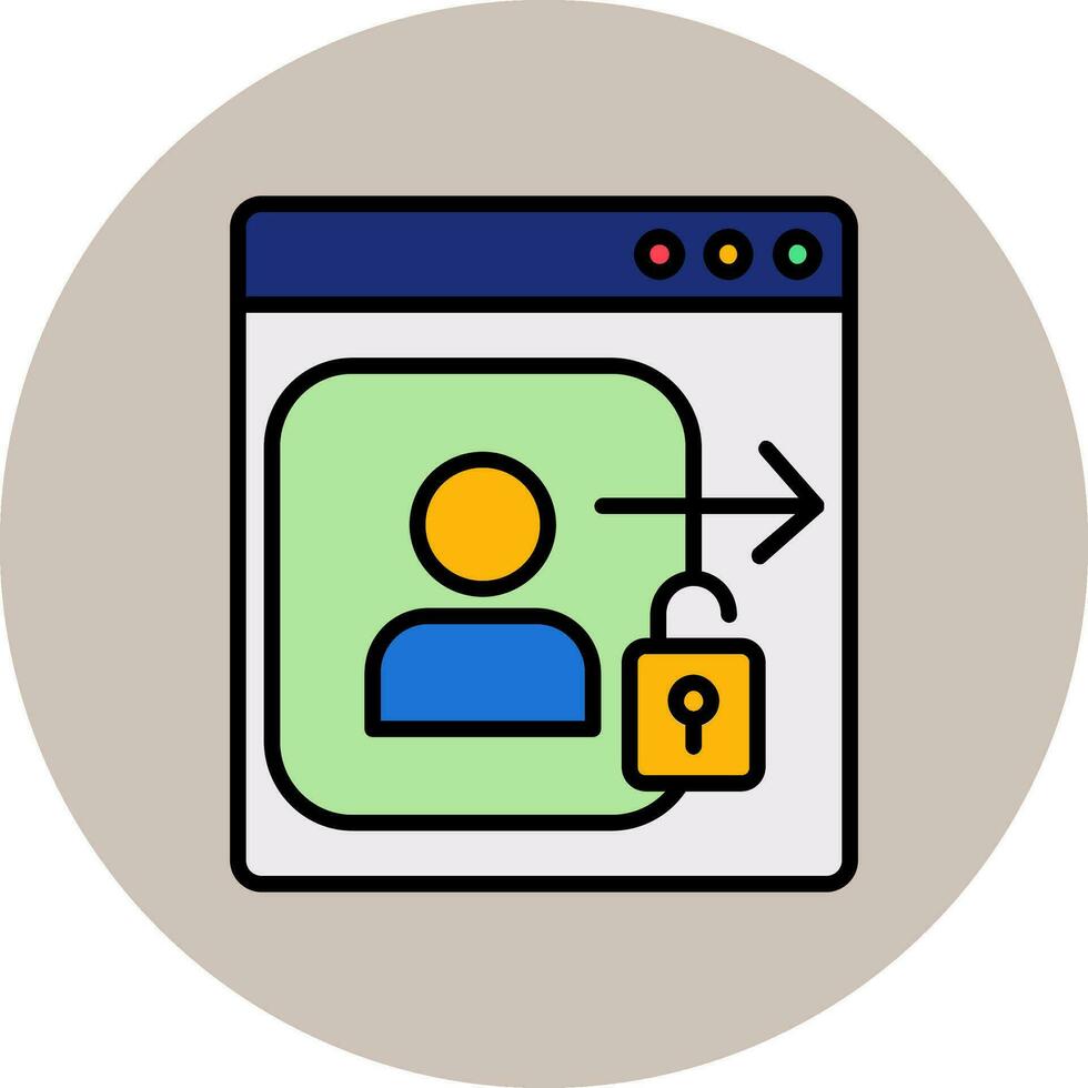 Log In Vector Icon