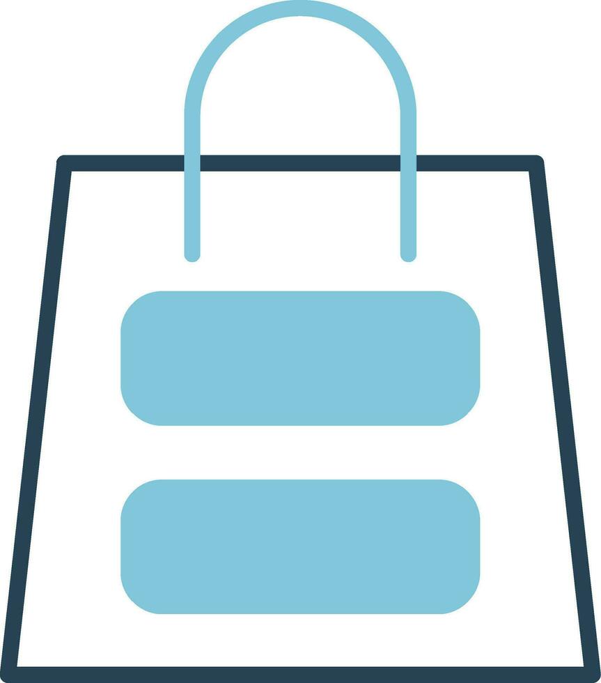 icono de vector de bolsa de compras